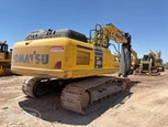 Back of used Komatsu Excavator